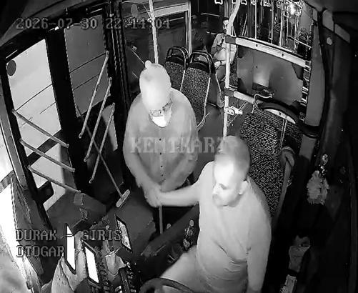 Kooperatif başkan yardımcısı kılık değiştirip otobüs şoförlerini denetledi