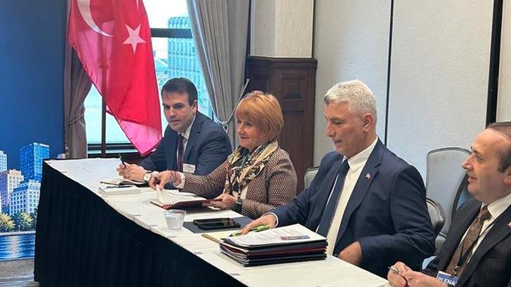 Bakan Bolat, ABD Ticaret Temsilcisi Büyükelçi Greer ile bir araya geldi
