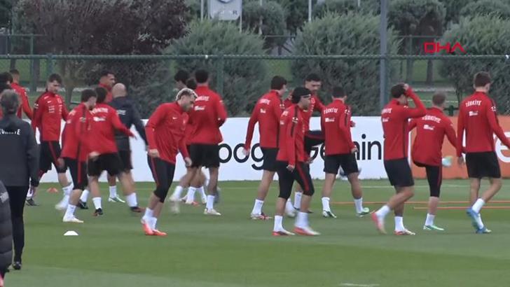 A Milli Futbol Takımı, Belçika maçına hazır