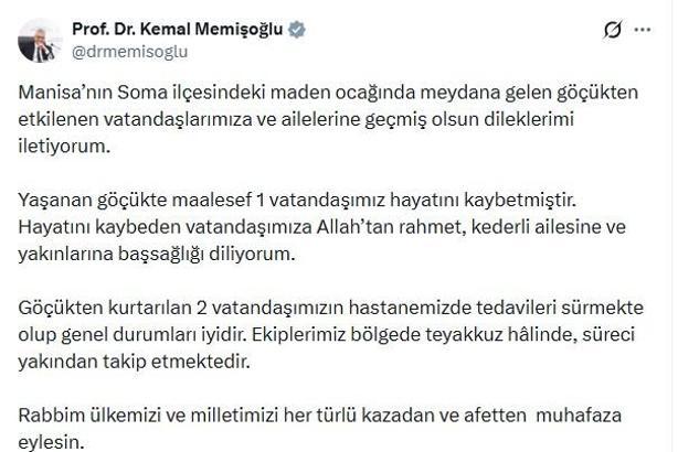 Manisa'da maden ocağında göçük: 1 ölü (4)