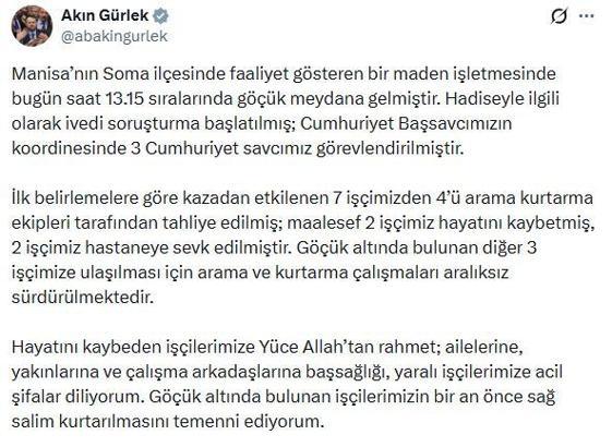 Manisa'da maden ocağında göçük: 2 ölü (7)