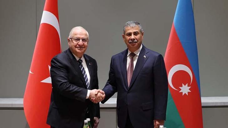 Bakan Güler, Azerbaycan Savunma Bakanı Hasanov ile görüştü