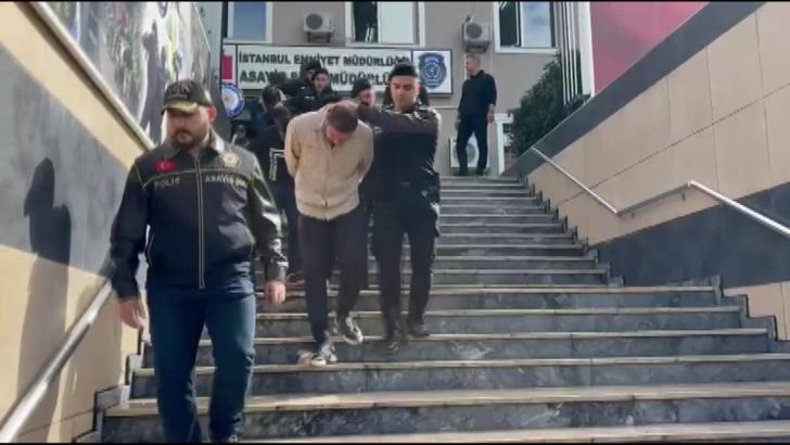 Yapımcıdan haraç istediği iddia edilen şüpheliler adliyeye sevk edildiler