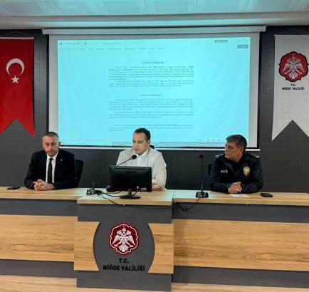 Niğde'de spor güvenliği ele alındı