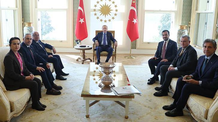 Cumhurbaşkanı Erdoğan, Şile Belediye Başkan Vekili Sacit Terzi’yi kabul etti