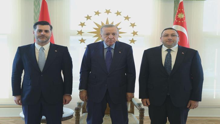 Cumhurbaşkanı Erdoğan, Üsküdar Belediye Başkan Vekili Dündar Ziya Gültekin'i kabul etti
