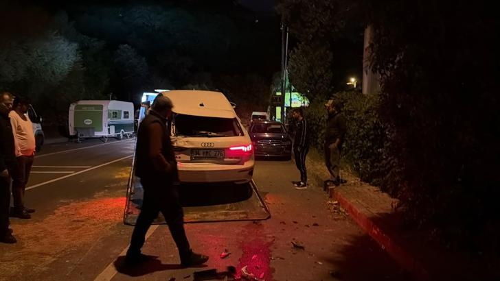 Sarıyer’de otomobil park halindeki 6 araca çarptı: 3 yaralı