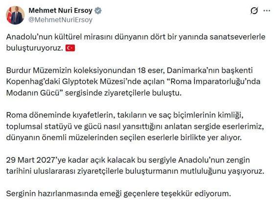 Burdur Müzesi eserleri, Danimarka'da sanatseverlerle buluşacak