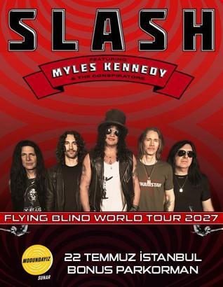 Slash 14 yıl sonra İstanbul'da konser verecek