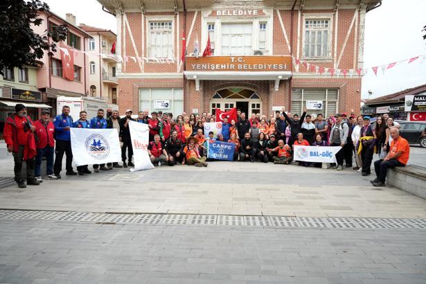 Yüzlerce doğasever Yenişehir’de buluştu