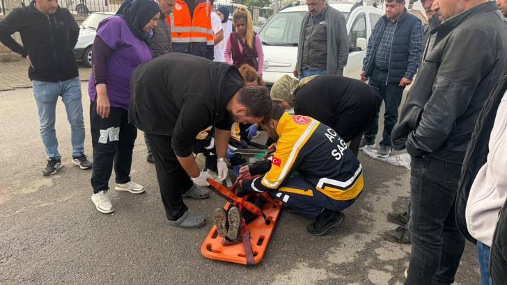Malatya'da otomobilin çarptığı kadın yaralandı