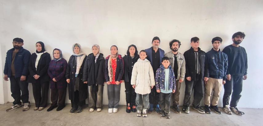Edirne'de 16 kaçak göçmen yakalandı; 2 organizatör tutuklandı