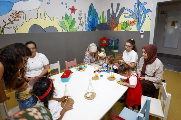 Mersin’de çocuk kampüslerinde minikler oyunla öğreniyor