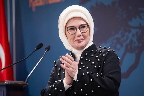 Emine Erdoğan: Gazze'de 3 yıldır bir halkın kökleri sökülmeye çalışılıyor