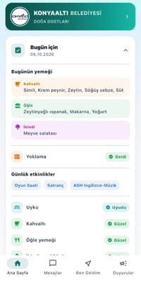 Aileler 'Konyaaltı Kreşim'le çocuklarını takip edecek