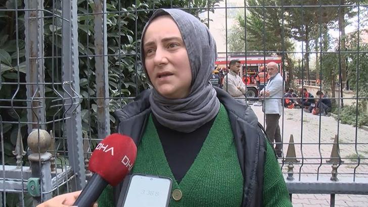 Maltepe'de bina çökmeden önce duvardaki çatakları görüntüleyen işletmeci: Kolon kesme durumu yok