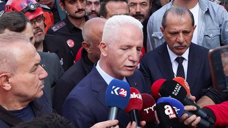 Vali Gül: Birinci önceliğimiz mevcut binanın içerisindeki üç kişiye ulaşmak