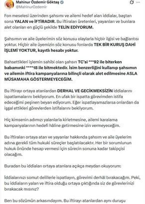 Bakan Göktaş: Fon meselesi üzerinden şahsımı ve ailemi hedef alan iddialar iftiradır