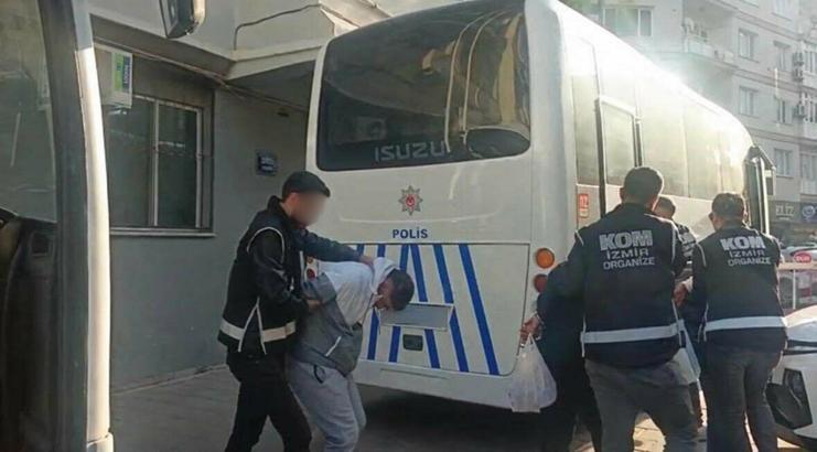 İzmir'de suç örgütüne operasyonda 4 tutuklama