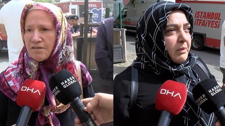 Maltepe’de binanın çöktüğü anları görenler konuştu: Deprem olduğunu zannettik