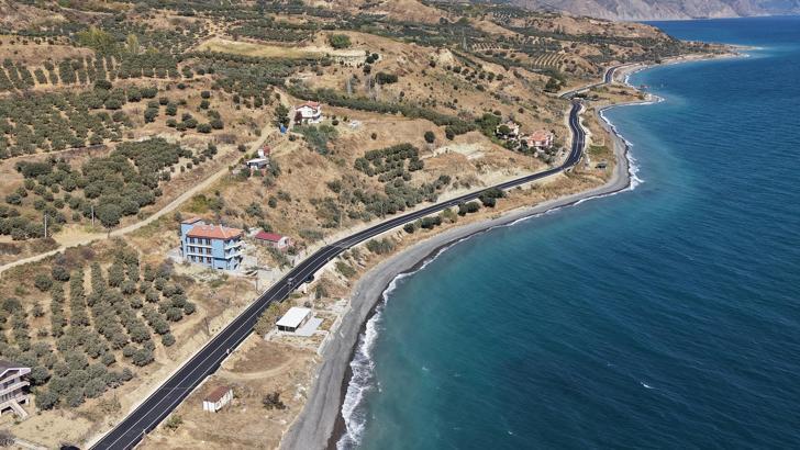 Tekirdağ'da Uçmakdere-Şarköy kara yolu etap etap yenileniyor