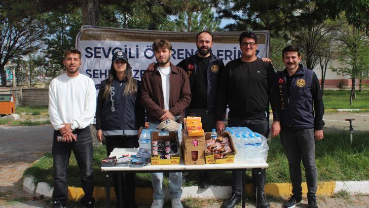 Şarkışla’da üniversite öğrencilerine güvenlik bilgilendirmesi