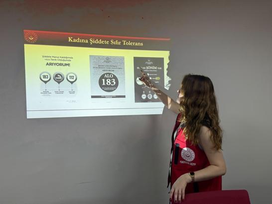 Reyhanlı'da kadına şiddetle mücadele semineri