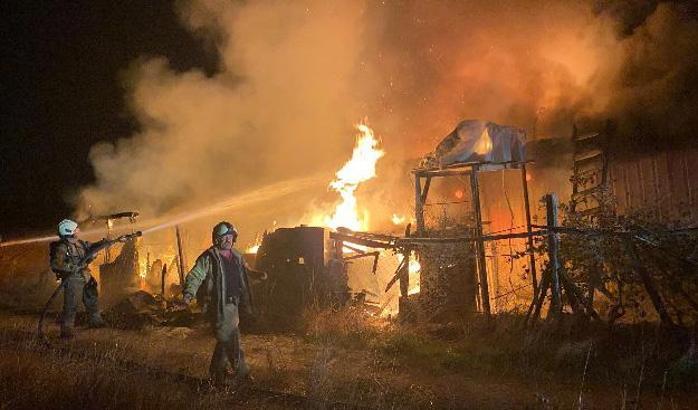 Silivri’de işçilerin kaldığı konteynerde çıkan yangın söndürüldü