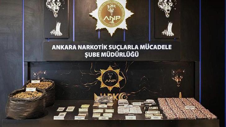 Ankara’da narkotik operasyonları: 43 tutuklama