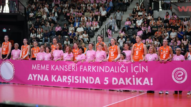 Memorial ve Eczacıbaşı’ndan meme kanseri farkındalık maçı