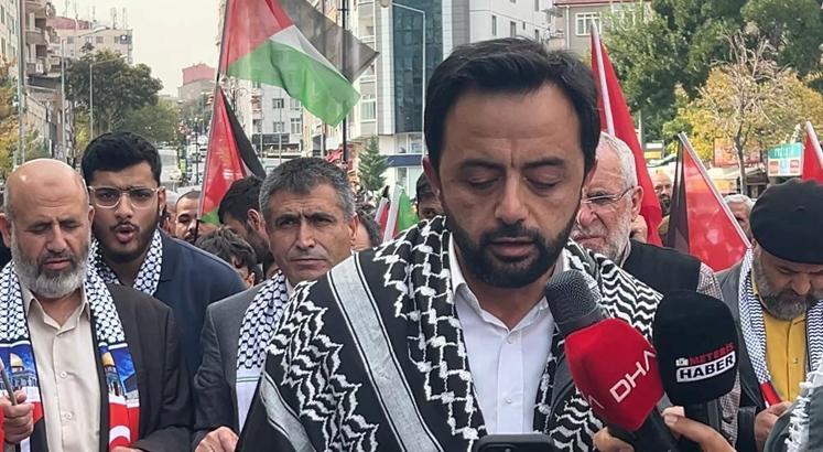 Nevşehir’de Gazze yürüyüşü