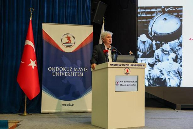 Prof. Dr. Ömer Özkan, OMÜ Akademik Yılı açılışında konuştu