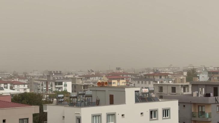 Osmaniye’de toz taşınımı