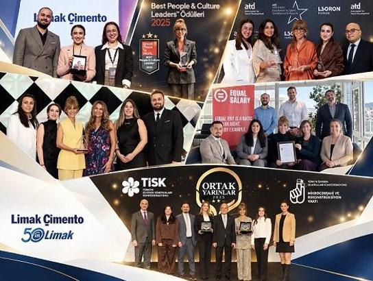 Limak Çimento, insan ve kültür uygulamalarıyla uluslararası ödüller kazandı