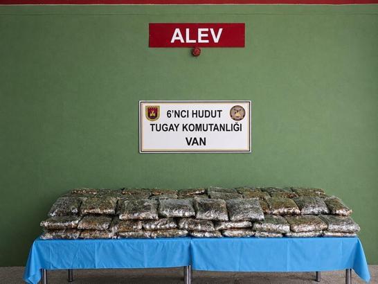 MSB: Van'da 59 kilo uyuşturucu ele geçirdi