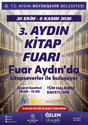 3. Aydın Kitap Fuarı, Fuar Aydın'da Başlıyor