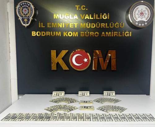 Bodrum'da 46 bin 200 sahte ABD dolarI ele geçirildi, 1 tutuklama