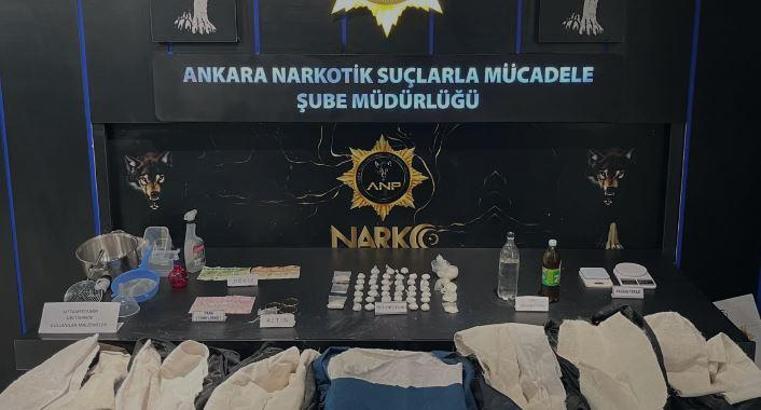 Ankara'da uyuşturucu operasyonu: 3 gözaltı