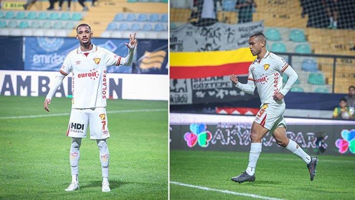 Göztepe'nin forvetleri iş başında
