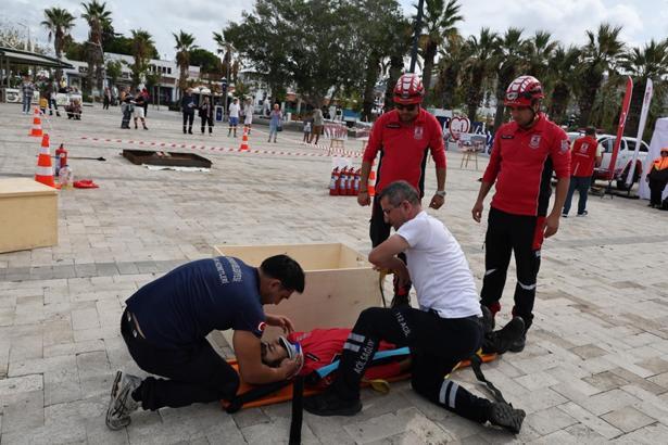 Bodrum'da afetlere farkındalık için etkinlik