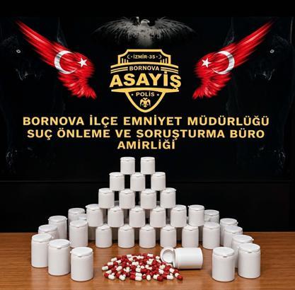 İzmir'de 2 bin 775 sentetik ecza ele geçirildi