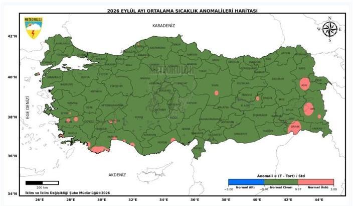 56 yılın en sıcak 13’üncü eylül ayı yaşandı