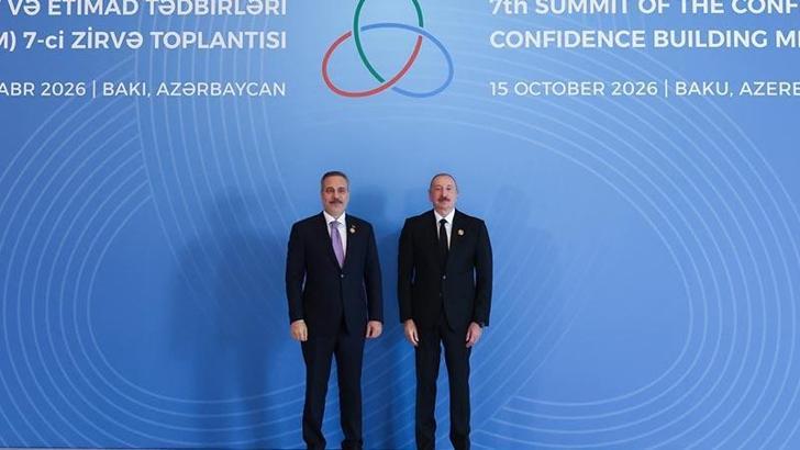 Dışişleri Bakanı Fidan, Bakü’de gerçekleştirilen CICA 7’nci Zirvesi’ne katıldı
