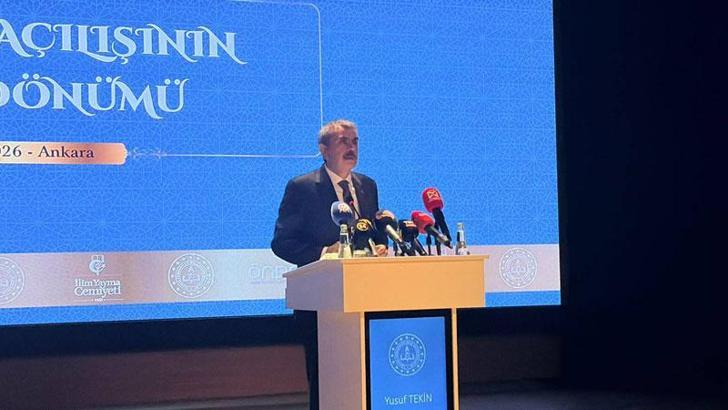 Bakan Tekin: 2003'te ilk 30'a giremiyorduk, bugün 91 ülke içinde ilk 15'teyiz