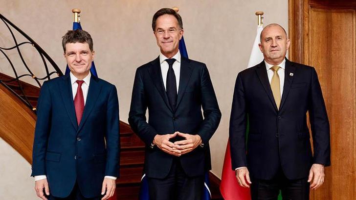 NATO Genel Sekreteri Rutte, Romanya Cumhurbaşkanı Dan ve Bulgaristan Başbakanı Radev ile görüştü