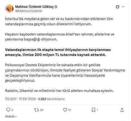 Bakan Göktaş: İstanbul'a 200 milyon TL kaynak aktardık