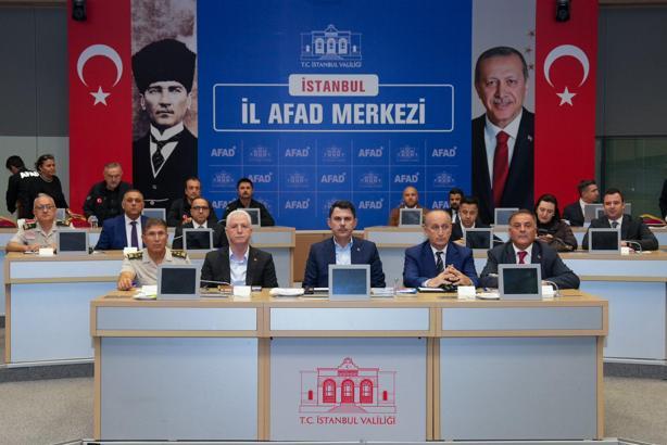 İstanbul'da Afet Koordinasyon Toplantısı düzenlendi