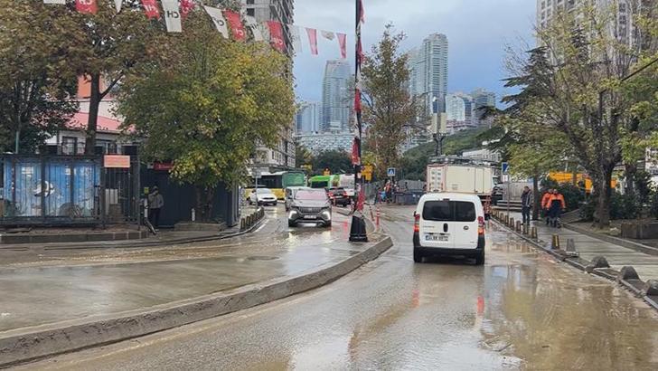 Ayazağa’da selin ardından temizlik çalışmaları başladı