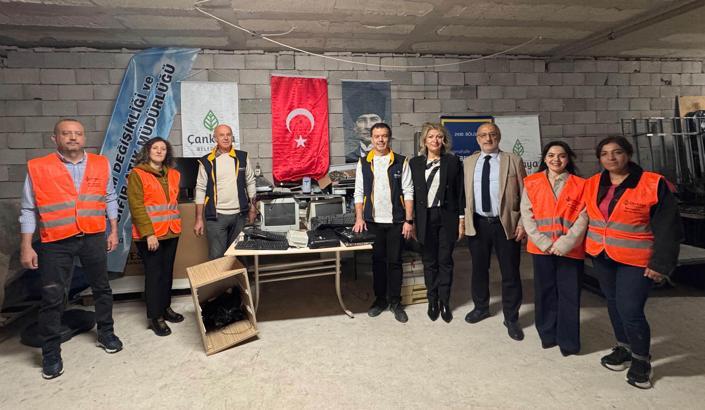 Çankaya Belediyesi, elektronik atıkları geri dönüşüme kazandırdı