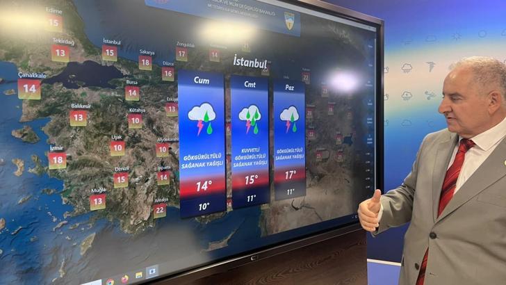 Meteoroloji’den hafta sonu için kuvvetli yağış ve fırtına uyarısı